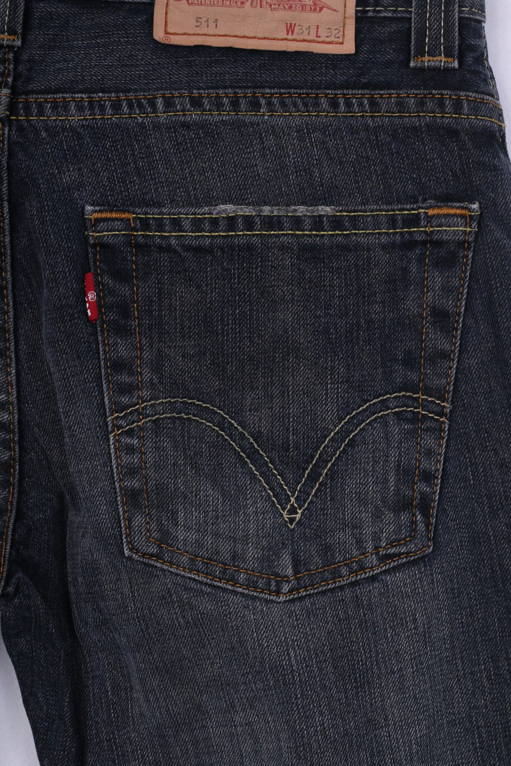 Levis Staruss&Co Womens W31 L32 Jeans Trousers Denim 511 Slim Navy