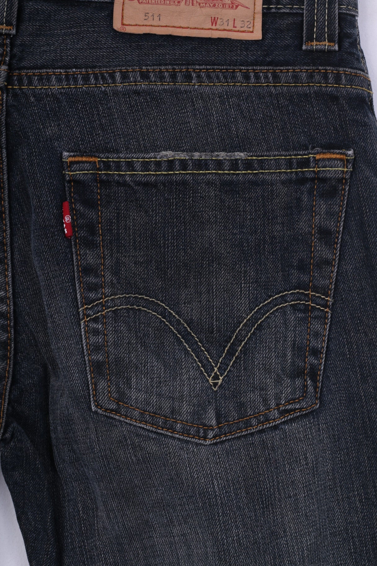 Levis Staruss&Co Womens W31 L32 Jeans Trousers Denim 511 Slim Navy