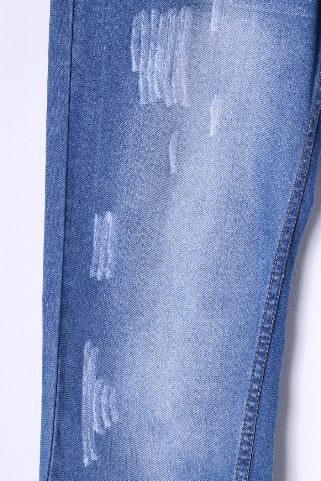 Diesel Industry Mens 33 Trousers Blue Jeans Faded Styled in Italy Denim Pants