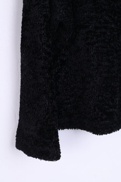 One-Two Womens M Jumper Black Cardigan Sweater