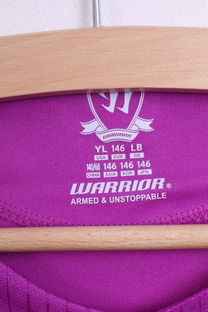 Warrior L.F.C. Mens XS(Youth 146) Shirt Football Shirt Purple Long Sleeve - RetrospectClothes