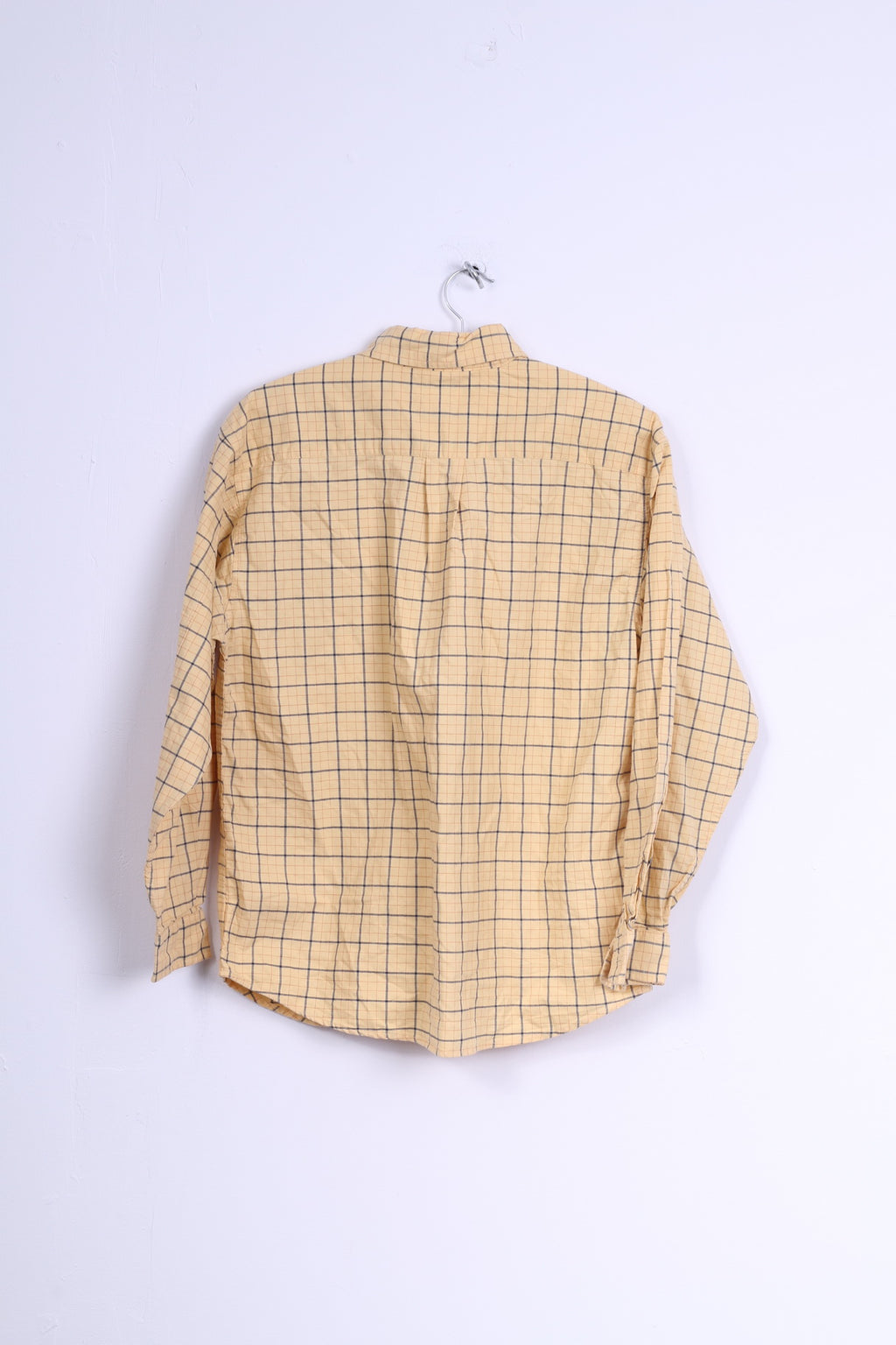 Camicia casual GAP Boys TTG XXL in cotone giallo The Big Oxford a quadri