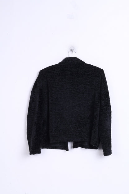 One-Two Womens M Jumper Black Cardigan Sweater