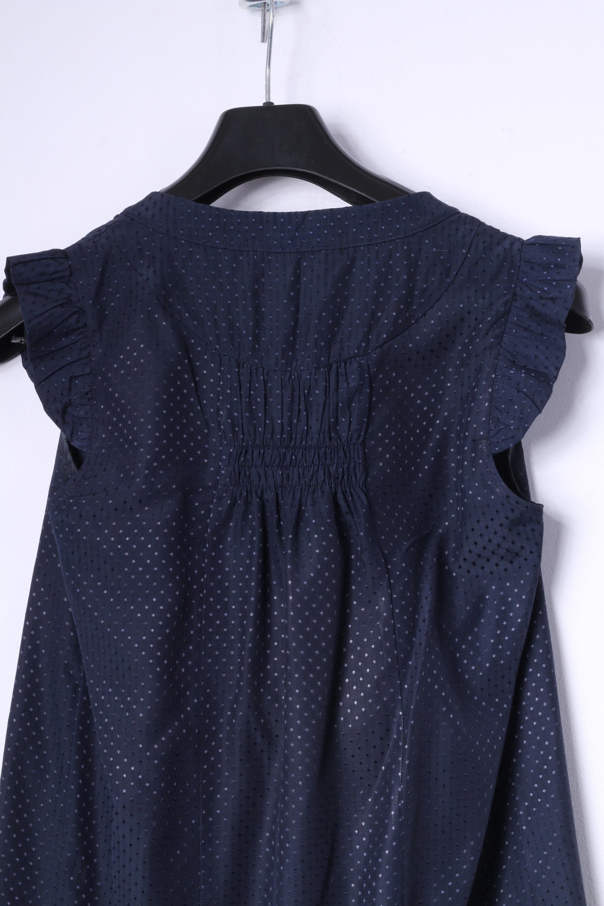 Darimeya Womens S/M Mini Dress Navy Summer Sweet Boho Tunic