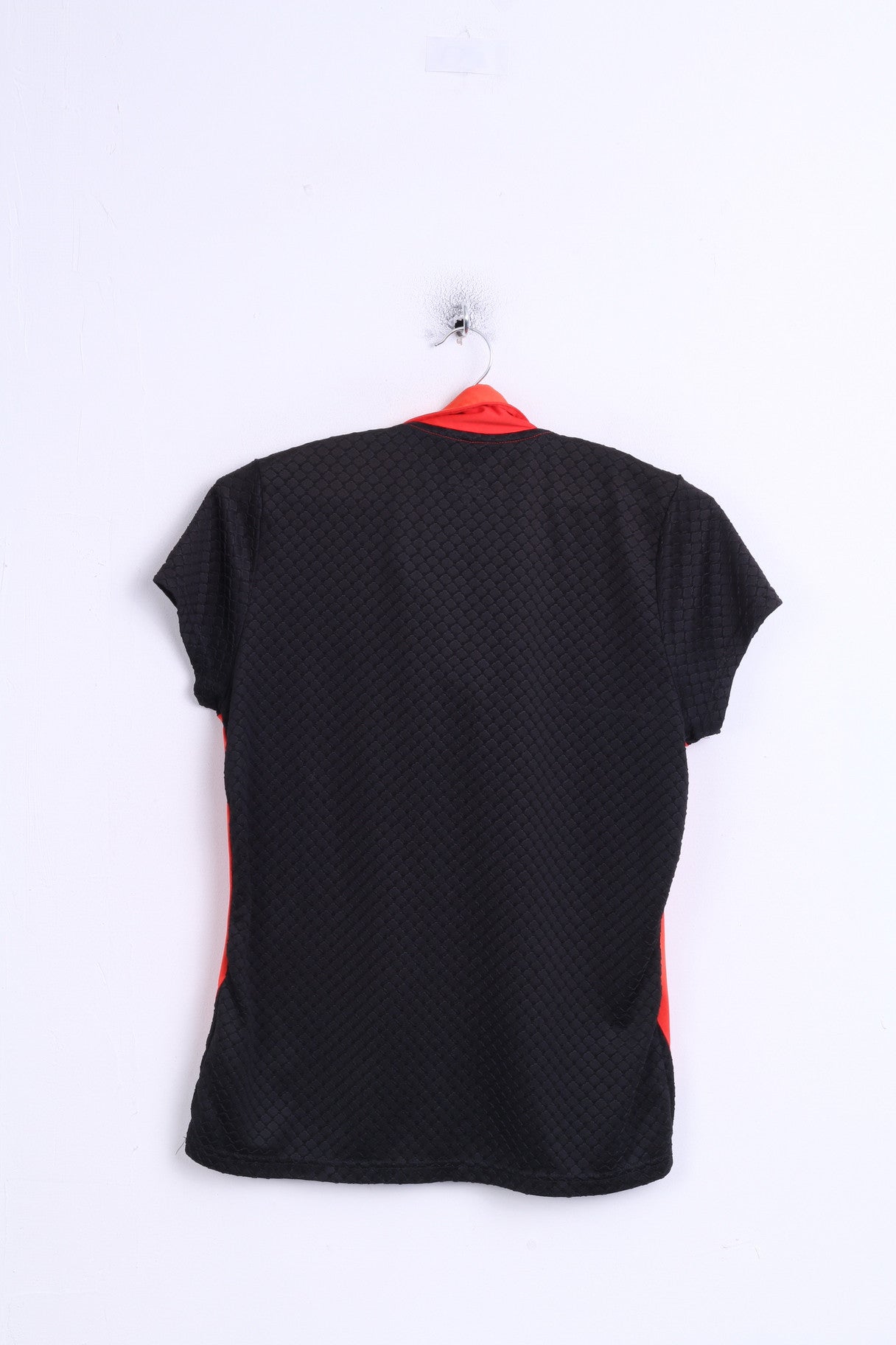 IZOD Mens M Shirt Zip Neck Cool White Black