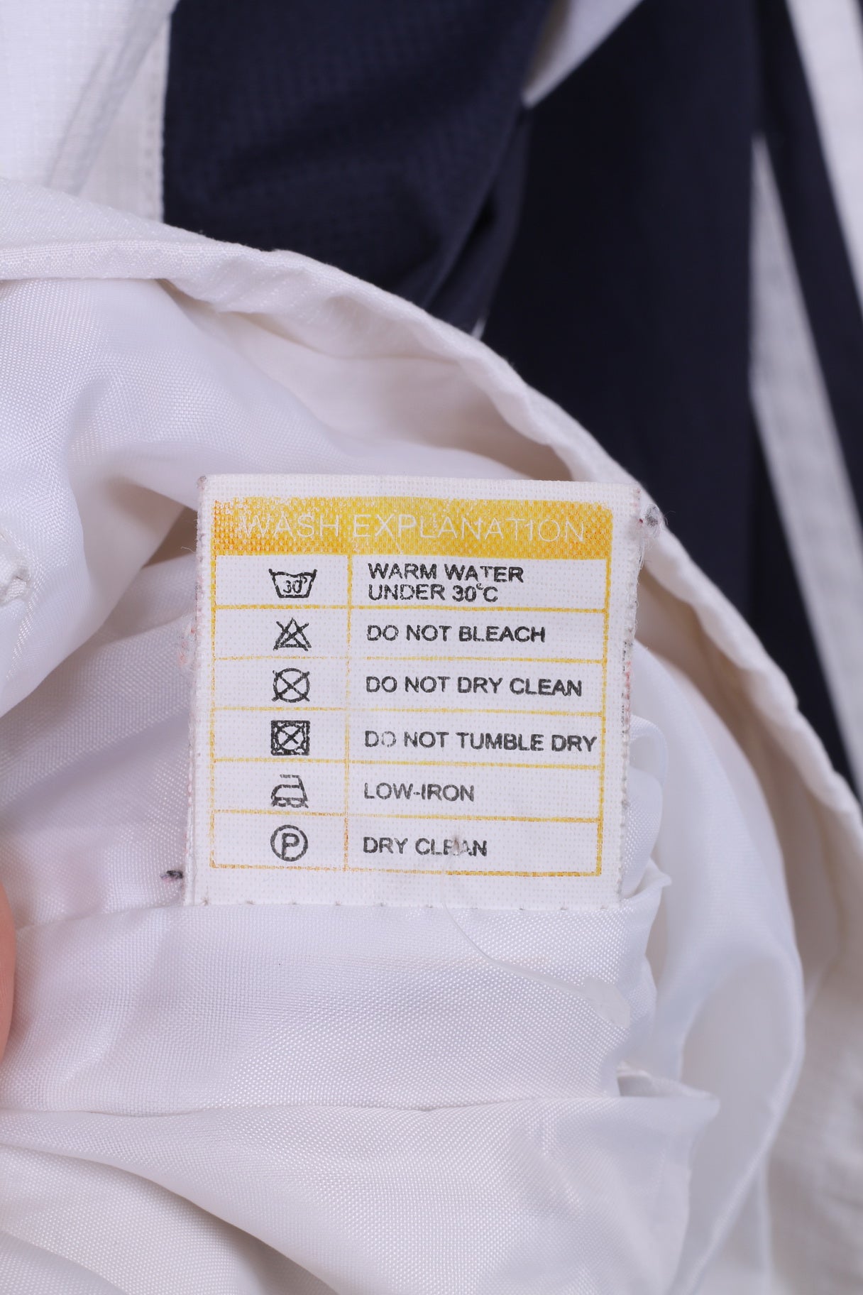 Glorious Giacca da uomo M Strato esterno Sport Bianco Cerniera completa con cappuccio