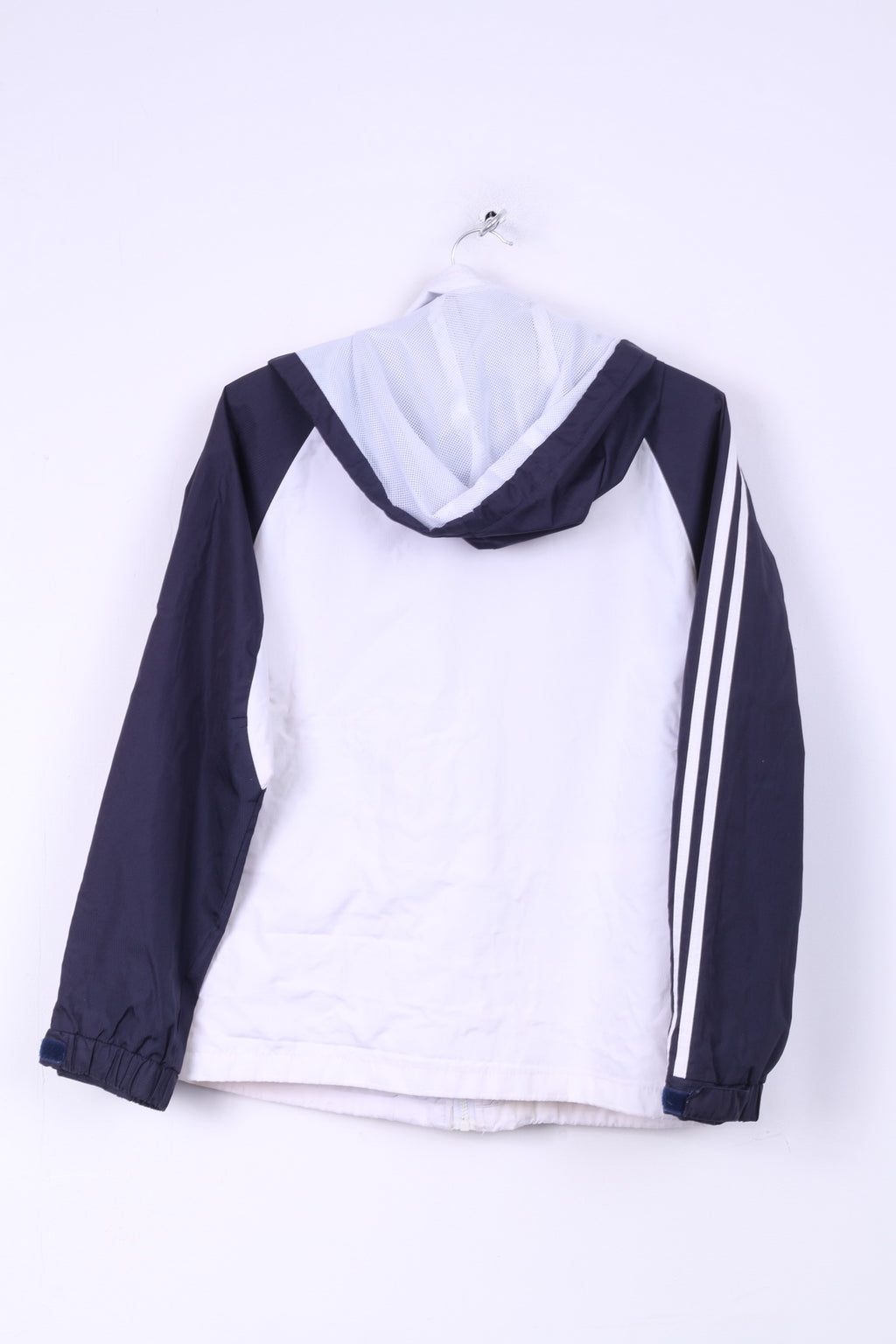 Glorious Giacca da uomo M Strato esterno Sport Bianco Cerniera completa con cappuccio