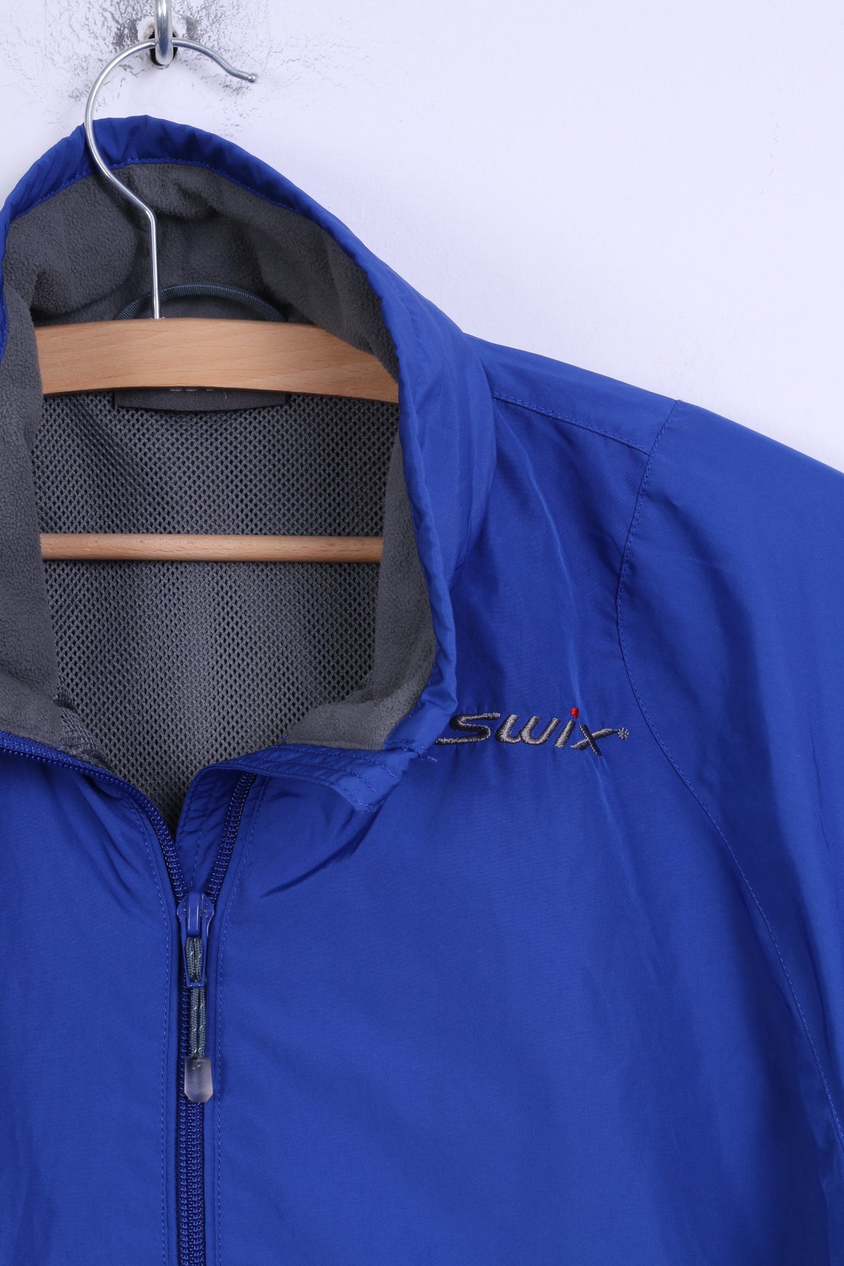 SWIX Womens 14 XL Track Top Jacket Full Zipper Sport Blue