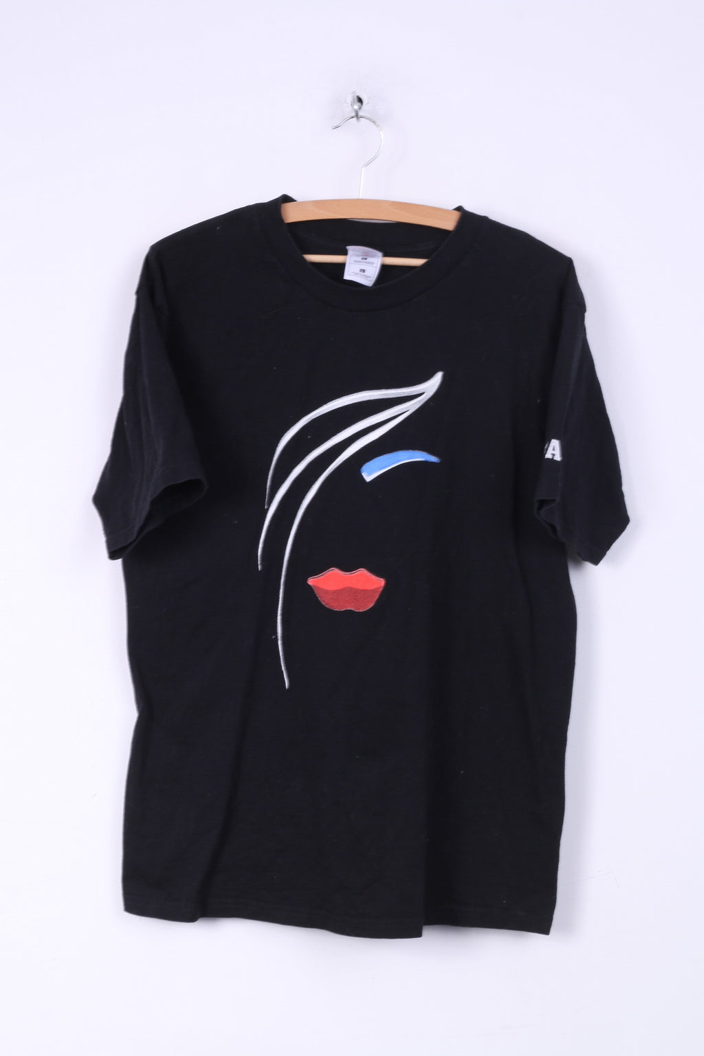 Camicia grafica L da uomo Fruit Of the Loom in cotone nero New England Black Hair Expo Platinum 2000