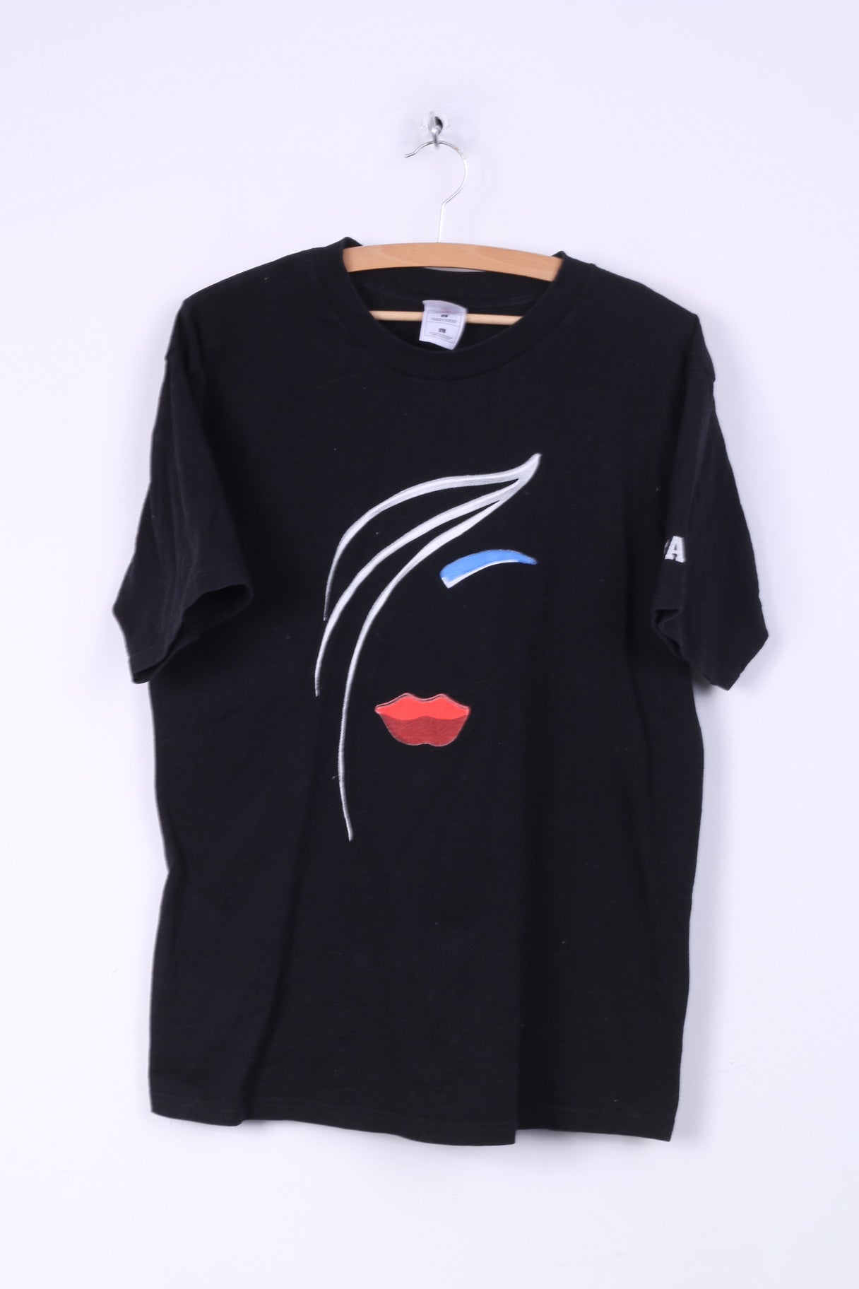 Camicia grafica L da uomo Fruit Of the Loom in cotone nero New England Black Hair Expo Platinum 2000