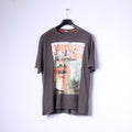 Disney At George Mens XL T-Shirt Brown Cotton Graphic Animal Style Top