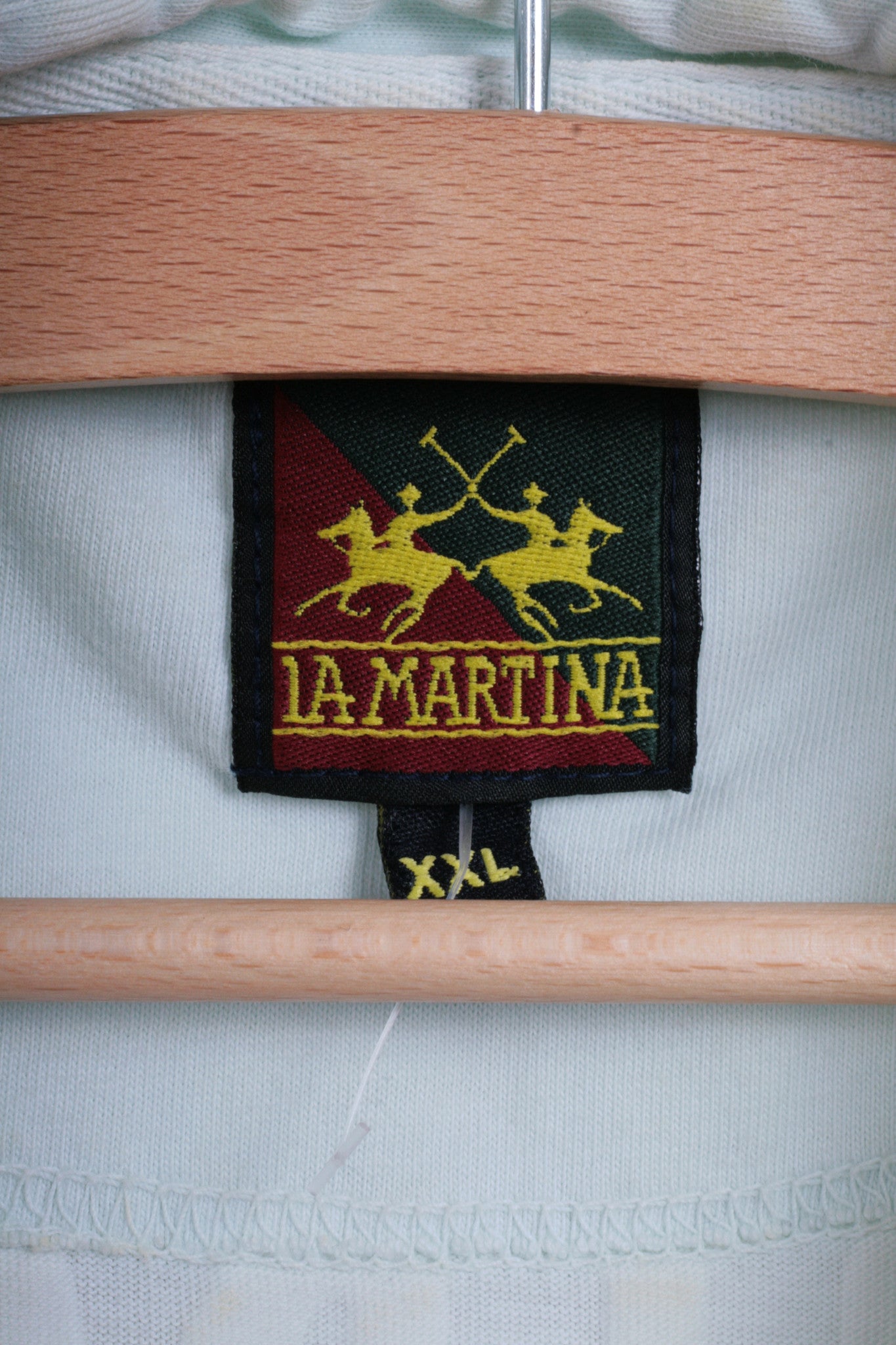 La Martina Mens 2XL Polo Shirt Australia Mint Cotton Top - RetrospectClothes