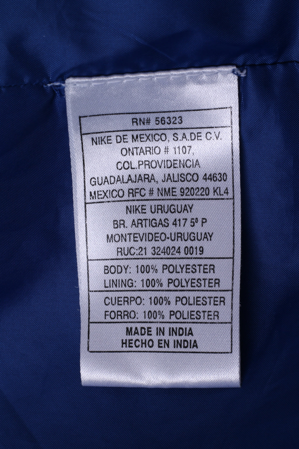 Nike Club America Womens S Jacket Track Top Blue Football Zip Up