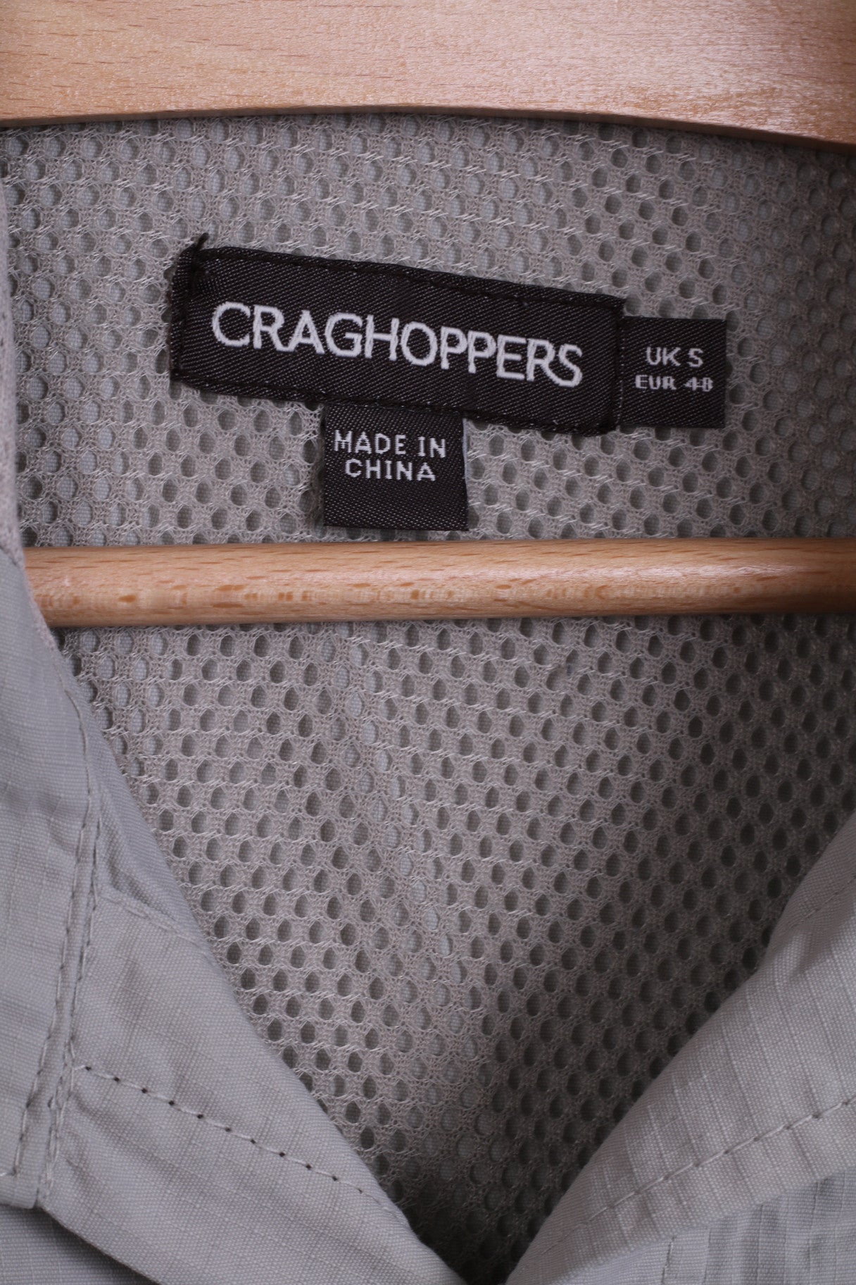 CRAGHOPPERS Chemise décontractée pour homme Beige avec boutons détaillés