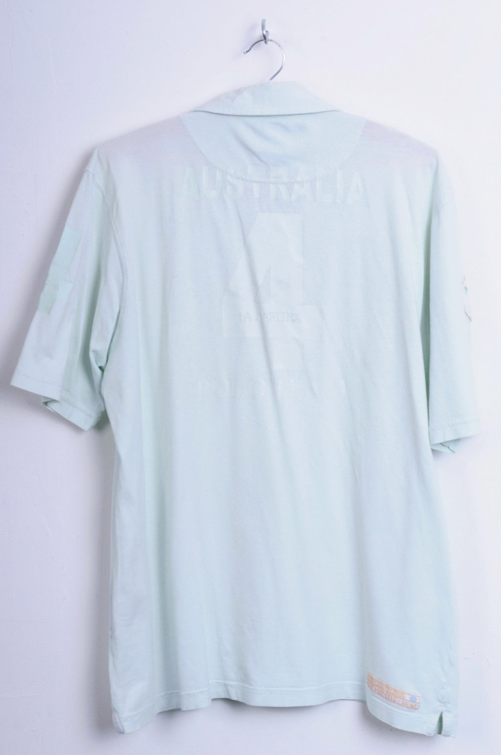 La Martina Mens 2XL Polo Shirt Australia Mint Cotton Top - RetrospectClothes