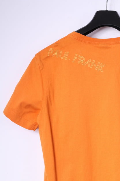 T-shirt Paul Frank per ragazzi XL 14 anni, biglietto di auguri grafico arancione, maglietta divertente
