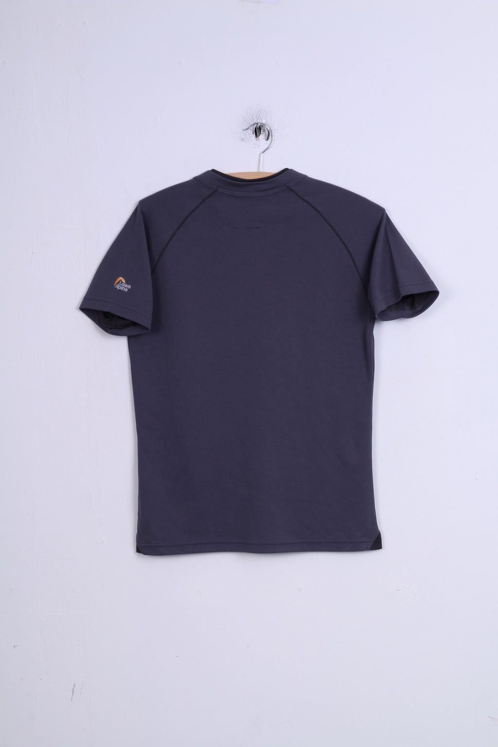 Maglietta Lowe Alpine da donna M, grigia, per esterni, con grafica, scollo a V