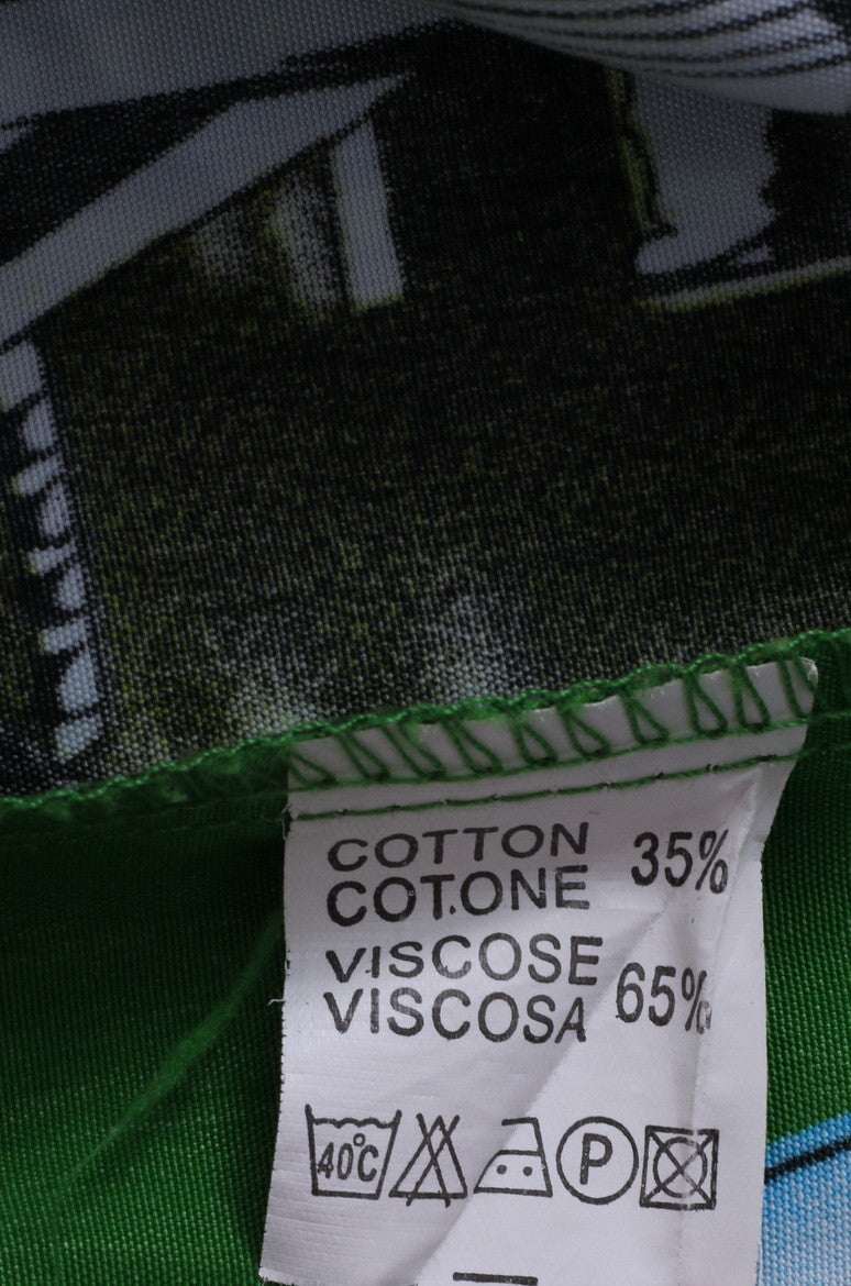 Camicia casual All Things Boys 10 anni con grafica verde per cani, manica corta