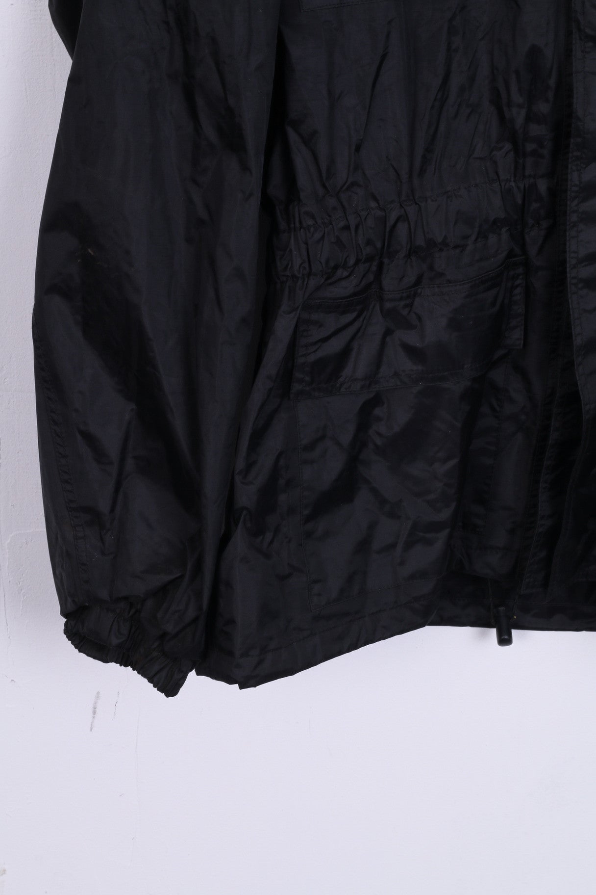 Spada Womens XXL Jacket Black Waterproof Windstoper Light Top Waistband