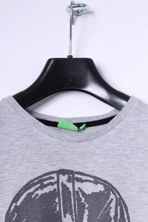 T-shirt da uomo Cedar Wood State M (S) Top con grafica Star Wars in cotone grigio