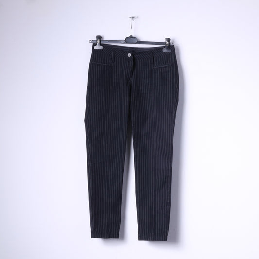 Pantaloni North Sails da donna 40 S Pantaloni classici chino a righe in cotone nero