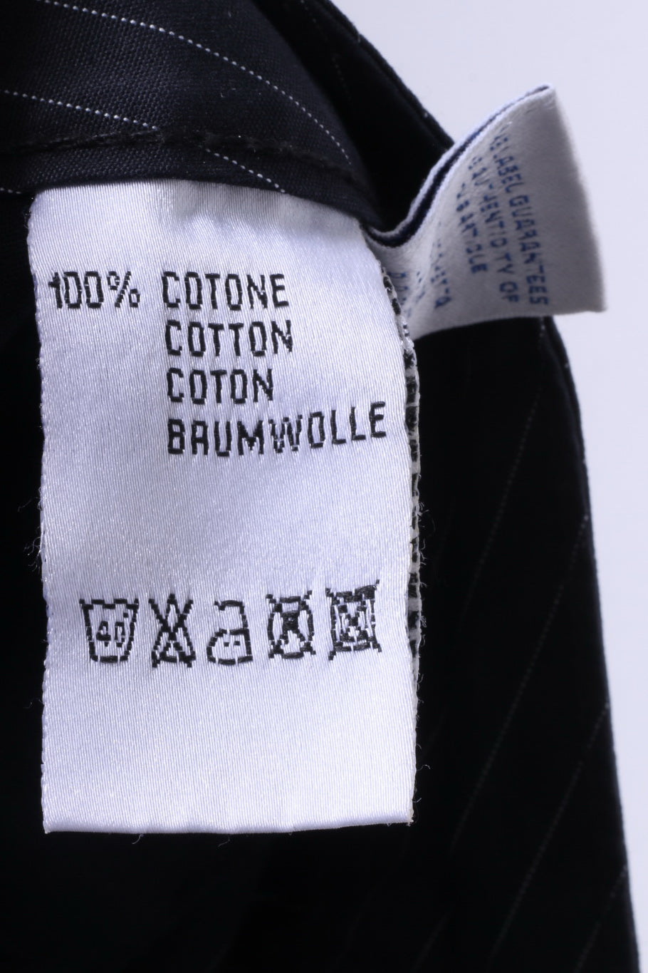 North Sails Pantalon 40 S pour femme Pantalon chino rayé en coton noir classique