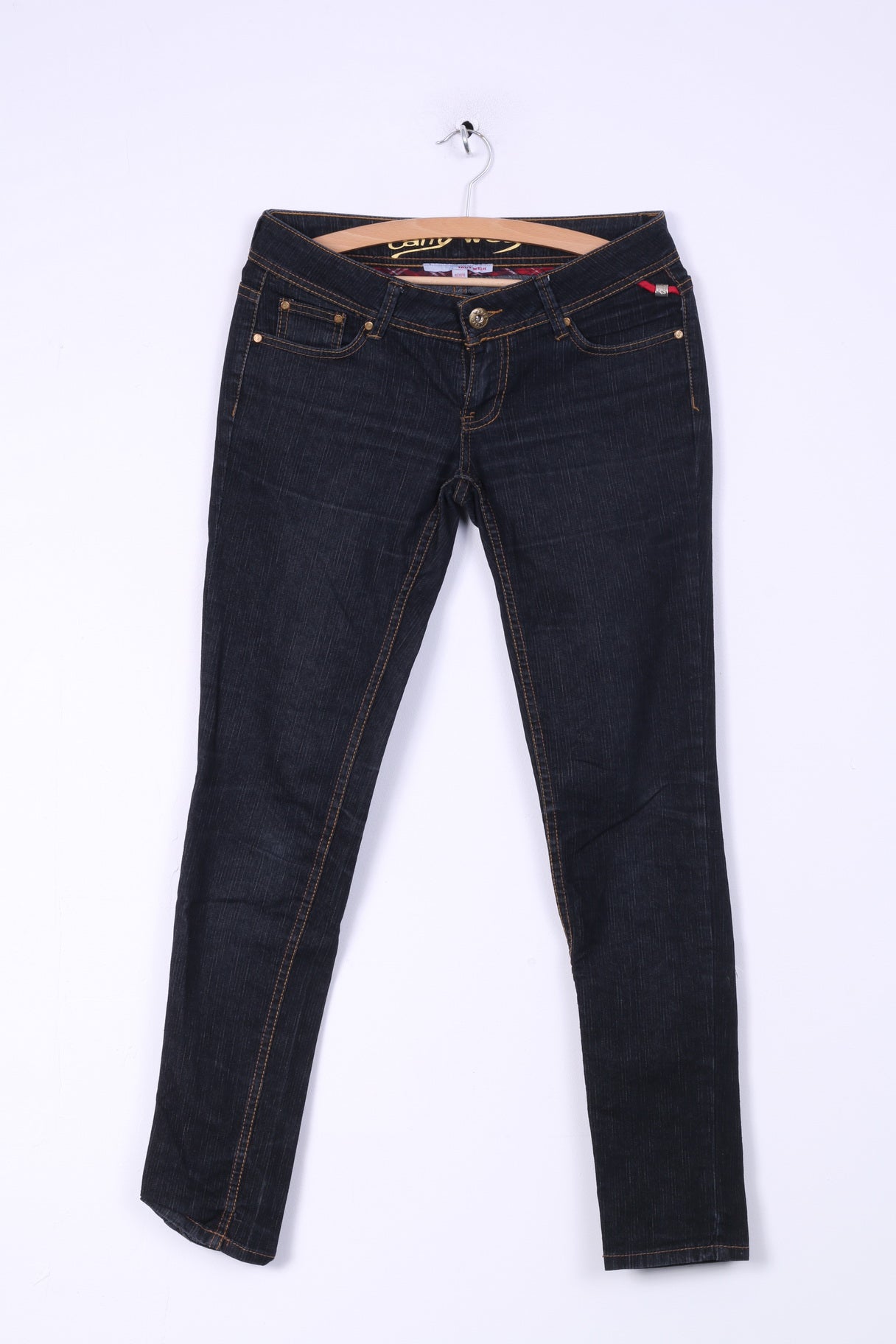 Tally Weijl Donna M 38 Pantaloni Denim Jeans Blu Navy