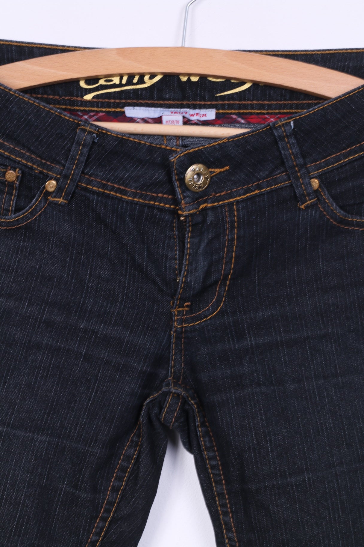 Tally Weijl Donna M 38 Pantaloni Denim Jeans Blu Navy