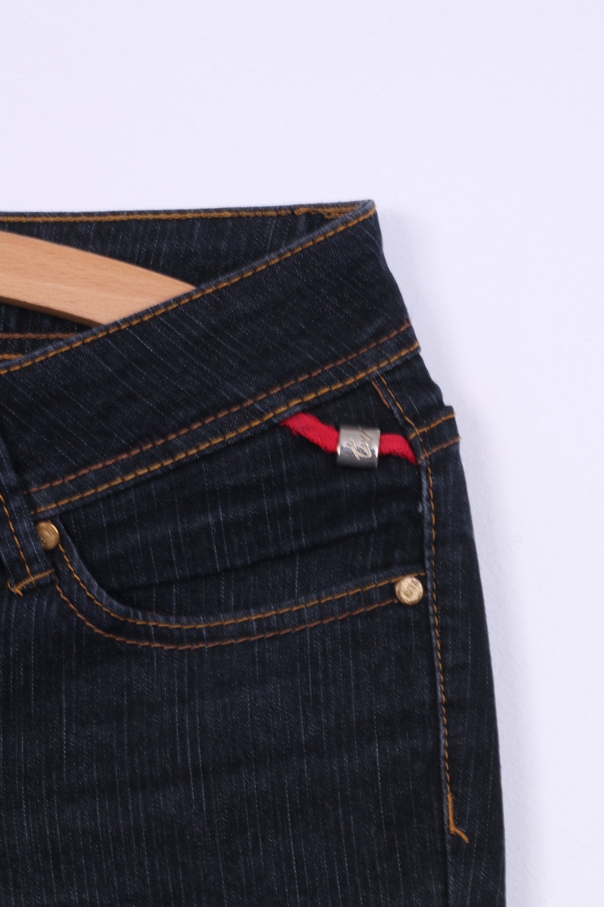 Tally Weijl Donna M 38 Pantaloni Denim Jeans Blu Navy