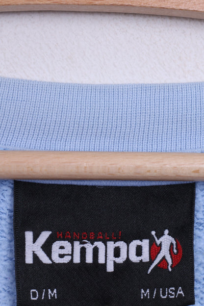 KEMPA Sweat-shirt à col rond pour homme Bleu clair Hanosball Sport