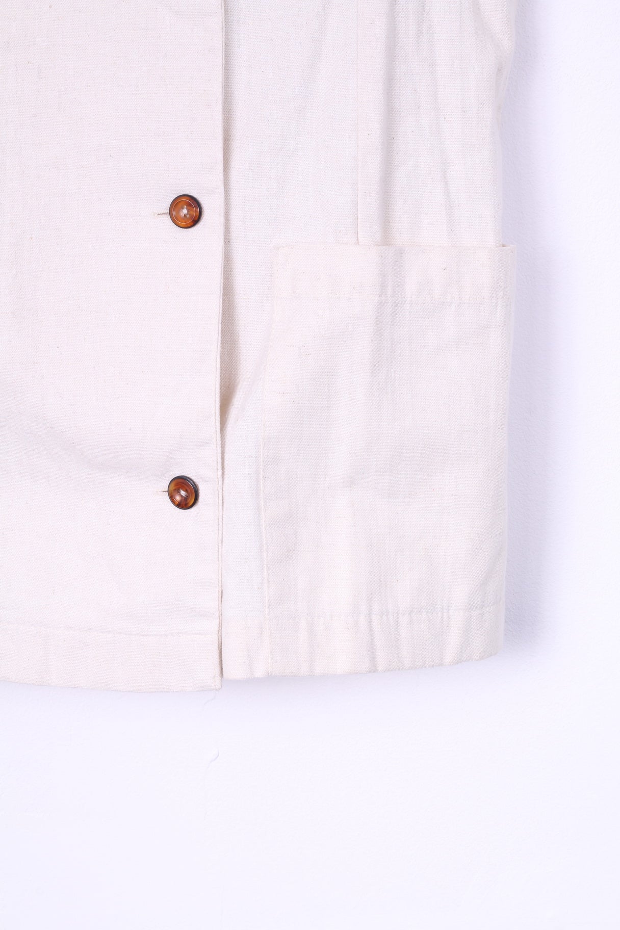 Mia Cassara Roma Womens 12 M Suit Pencil Skirt Blazer Beige Cotton Linen 2 Piece