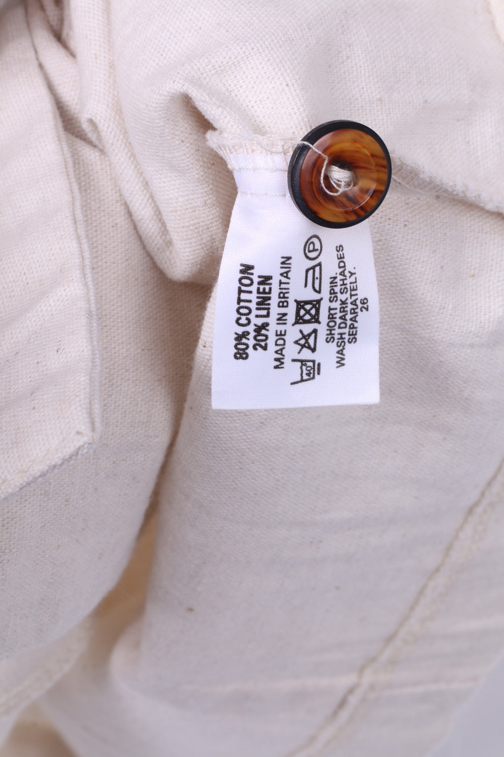 Mia Cassara Roma Womens 12 M Suit Pencil Skirt Blazer Beige Cotton Linen 2 Piece