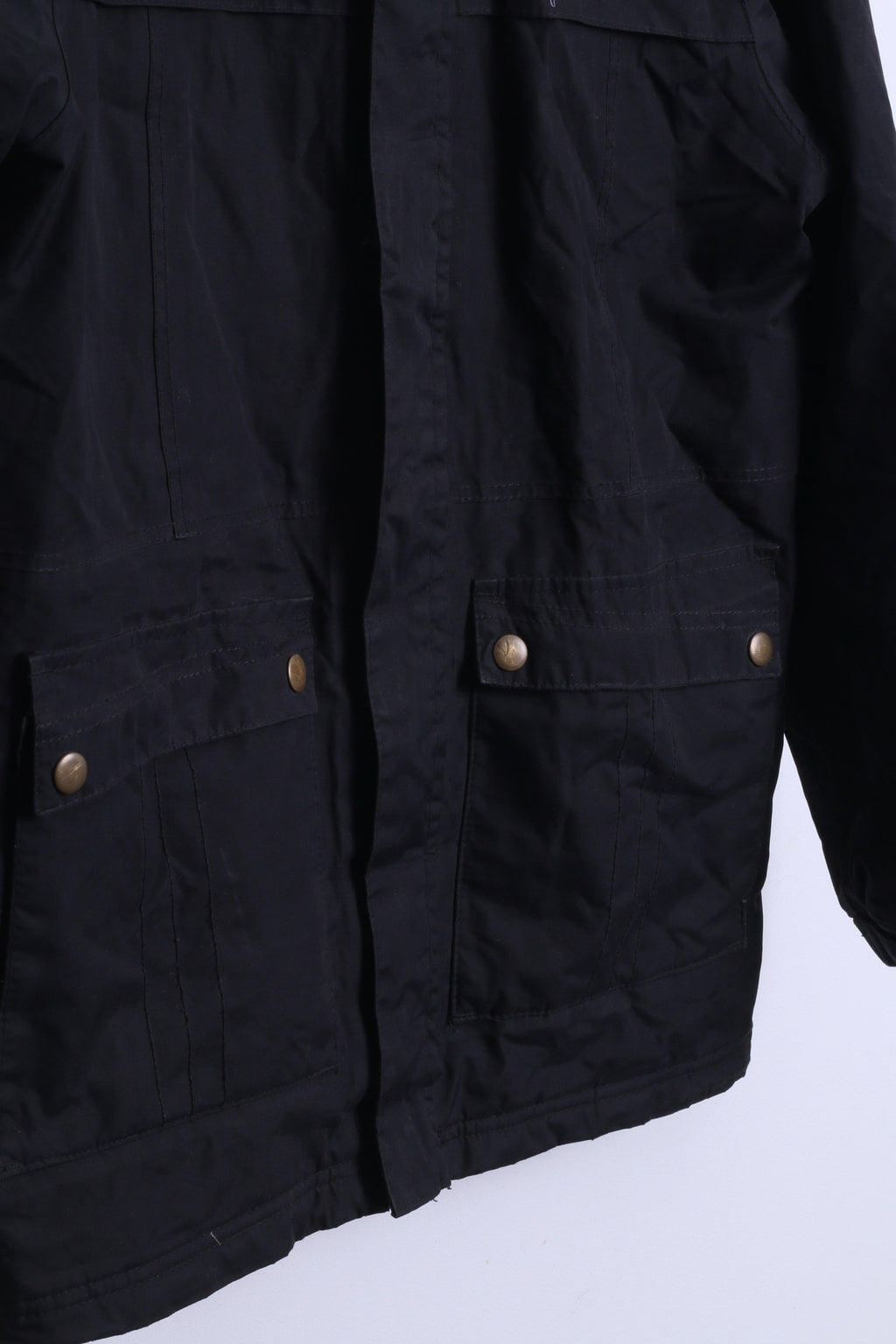 Regatta Girls 34" Parka Jacket Outdoor Black Bear Inside - RetrospectClothes