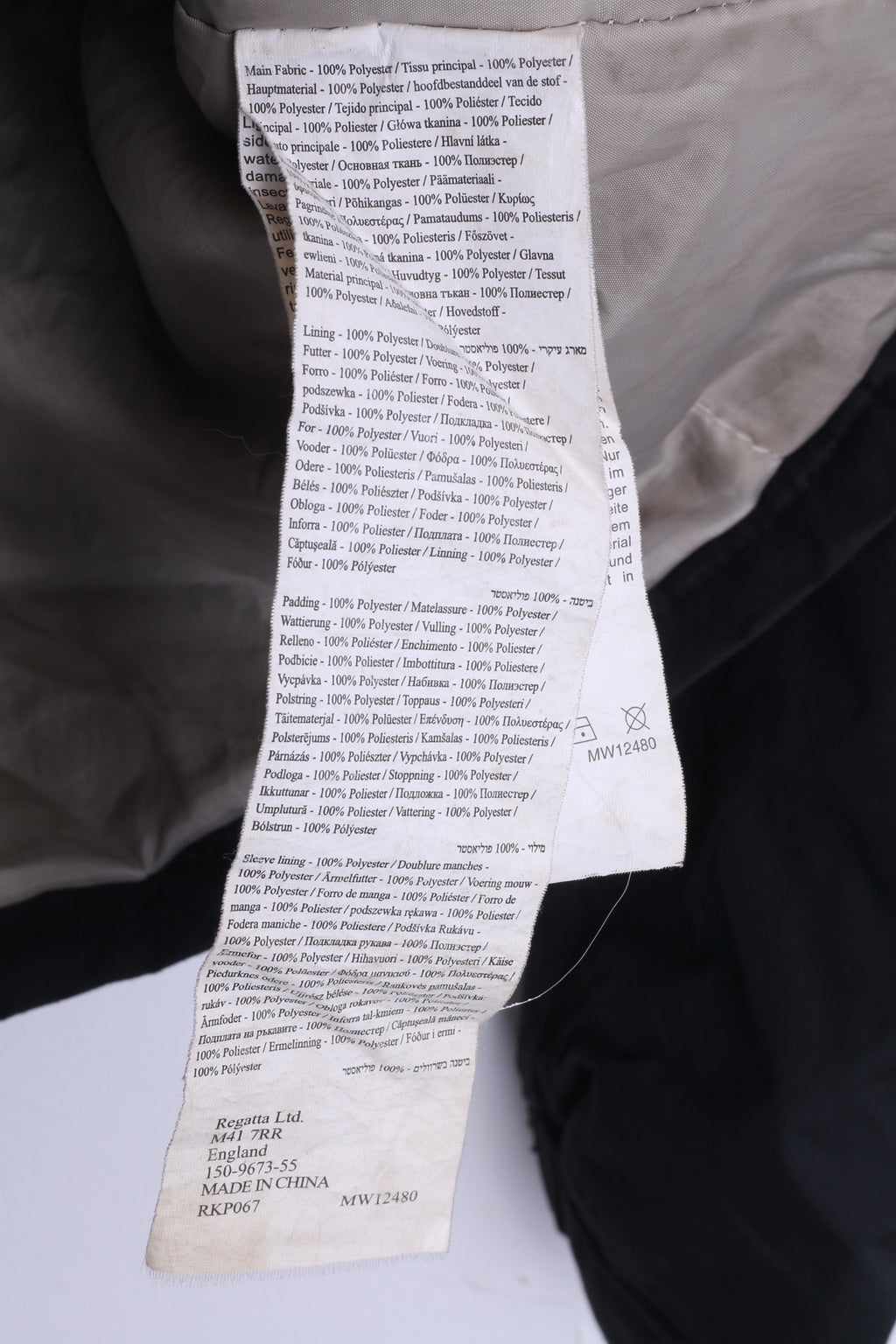 Regatta Girls 34" Parka Jacket Outdoor Black Bear Inside - RetrospectClothes