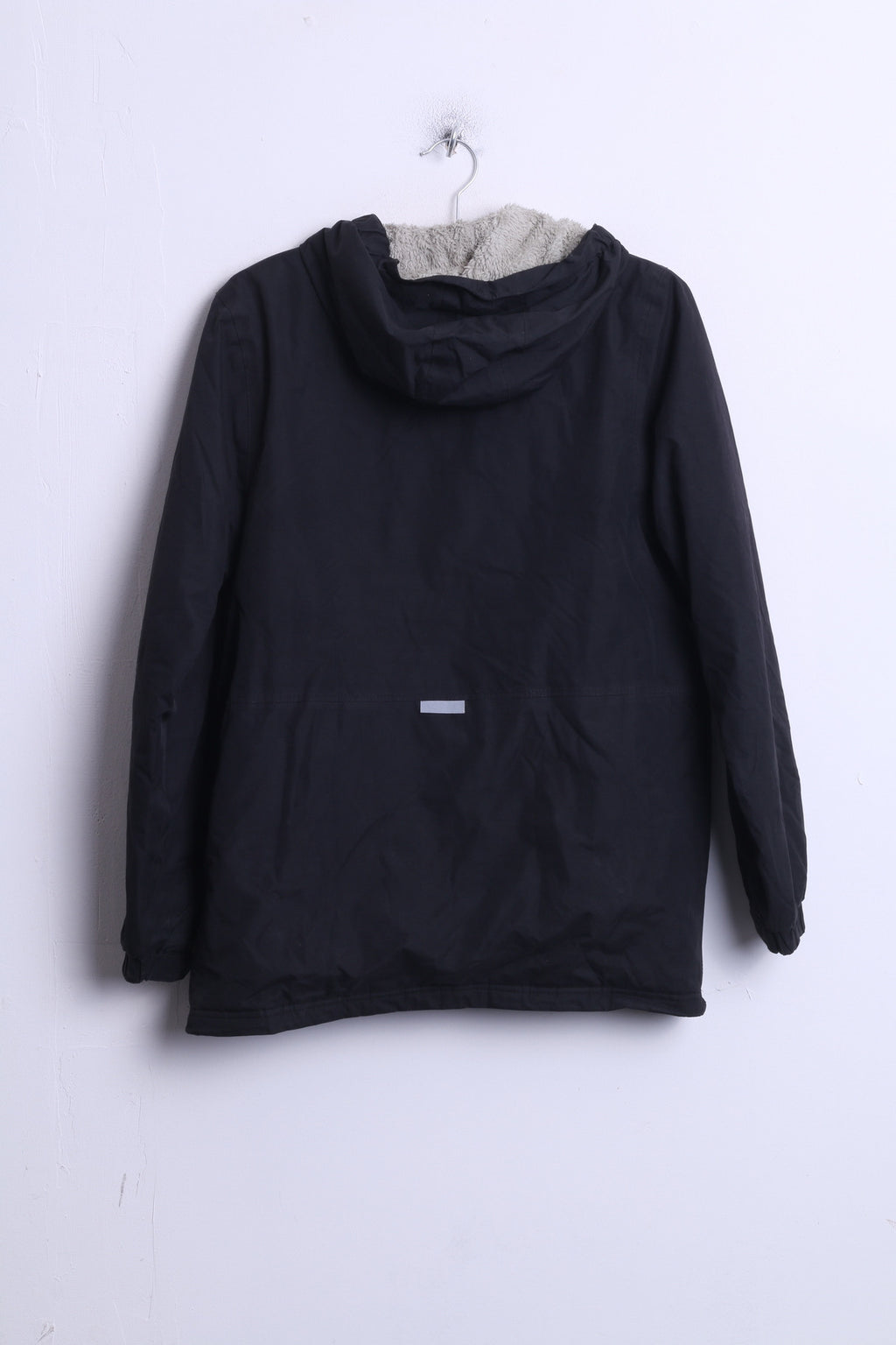 Regatta Girls 34" Parka Jacket Outdoor Black Bear Inside - RetrospectClothes