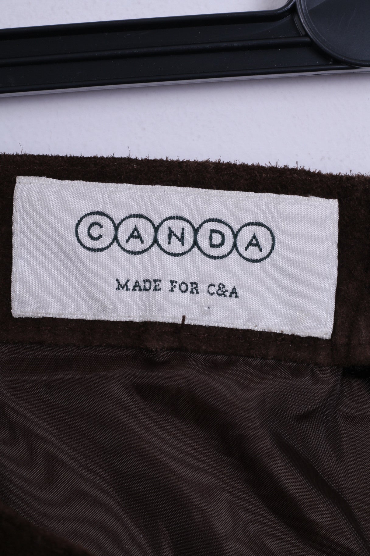 C&amp;A Canada Pantalon 54 XL en cuir vintage marron pour femme