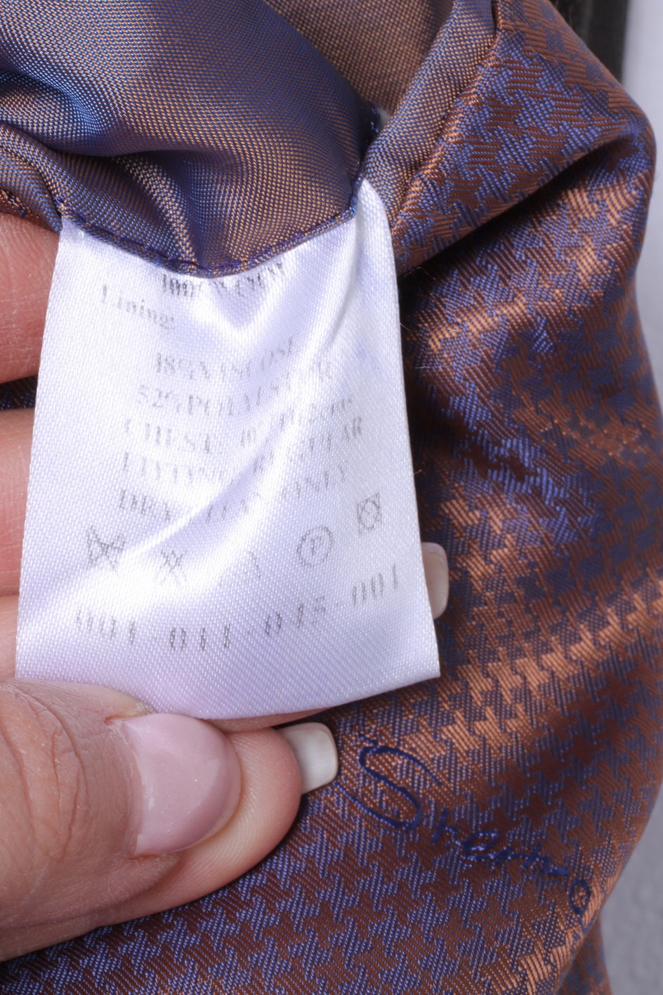 Ben Sherman Uomo 40 Blazer da 102 cm Giacca classica monopetto marrone in 100% lana