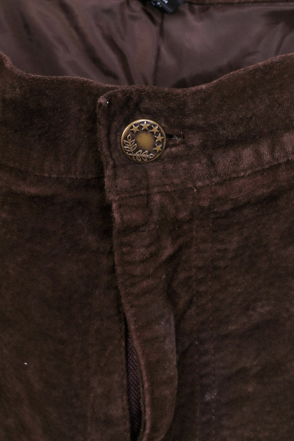 C&amp;A Canada Pantalon 54 XL en cuir vintage marron pour femme