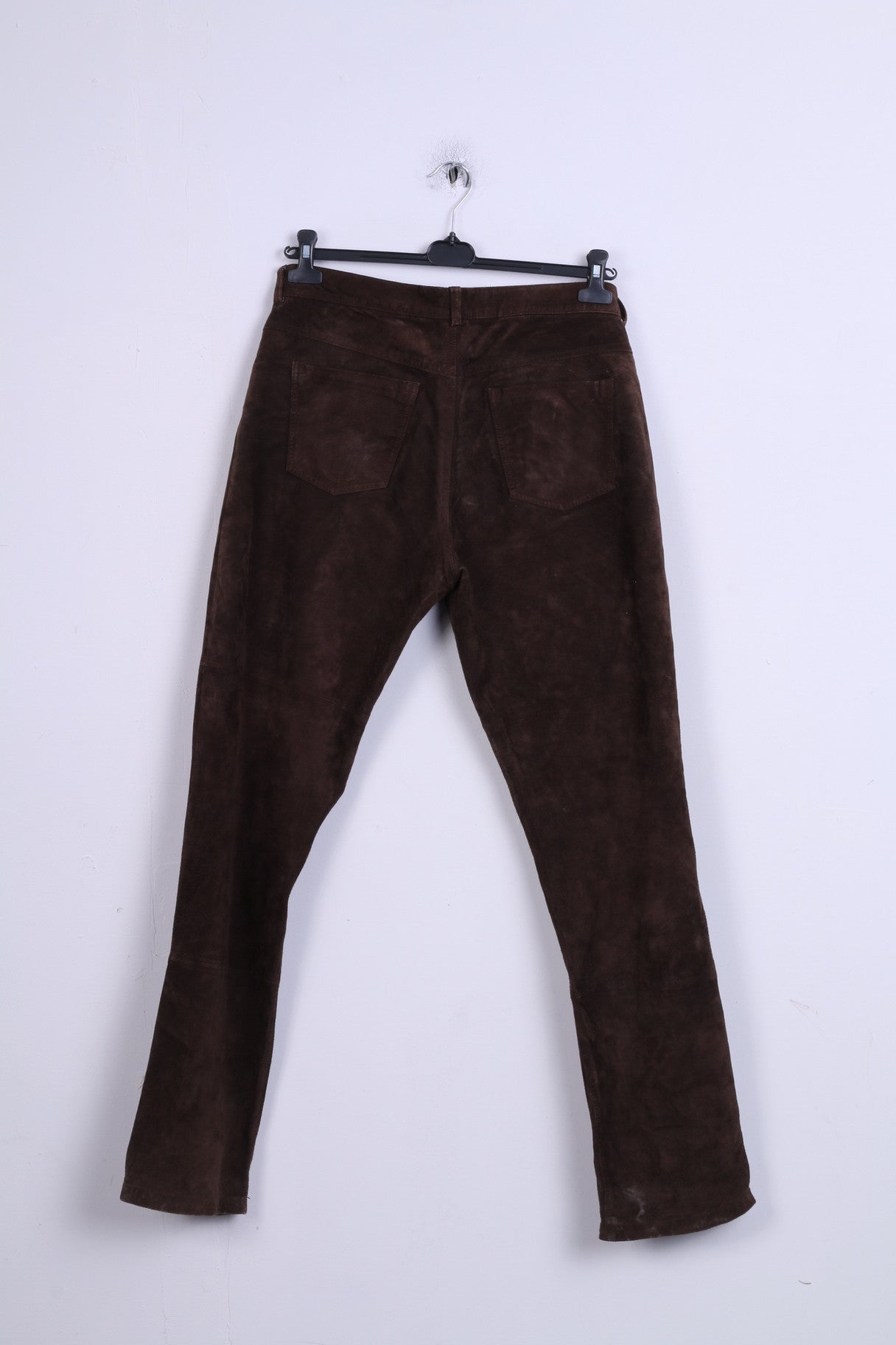 C&A Canada Womens 54 XL Trousers Pants Leather Vintage Brown
