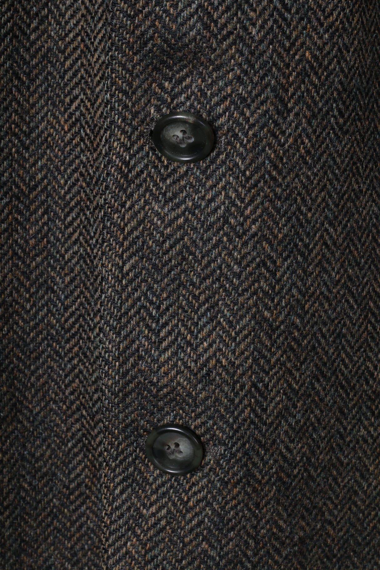 GANT U.S.A. Men 50 40 Blazer Green Wool Herringbone Single Breasted Jacket