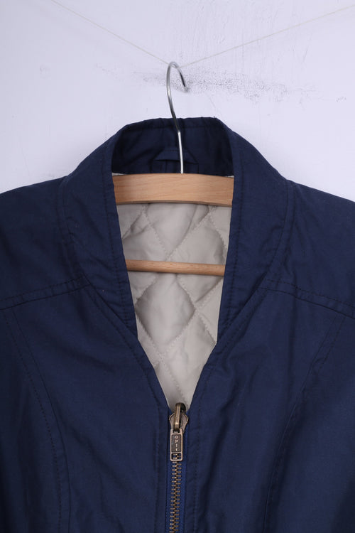 Cavallo Womens 10 S Vest Bodywarmer Double Sided Navy/Beige Nylon Riding