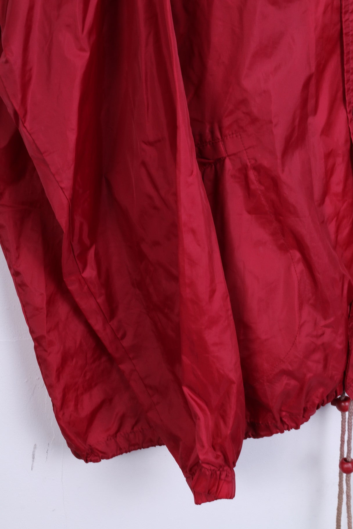 Veste XL pour hommes, Style authentique, capuche cachée rouge, vêtements de sport imperméables, fermoirs en Nylon