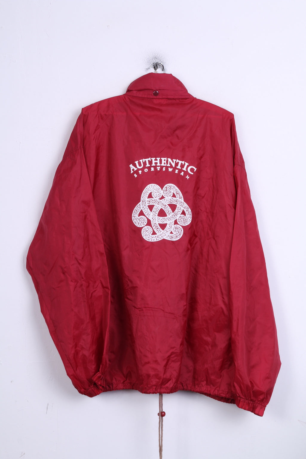 Veste XL pour hommes, Style authentique, capuche cachée rouge, vêtements de sport imperméables, fermoirs en Nylon