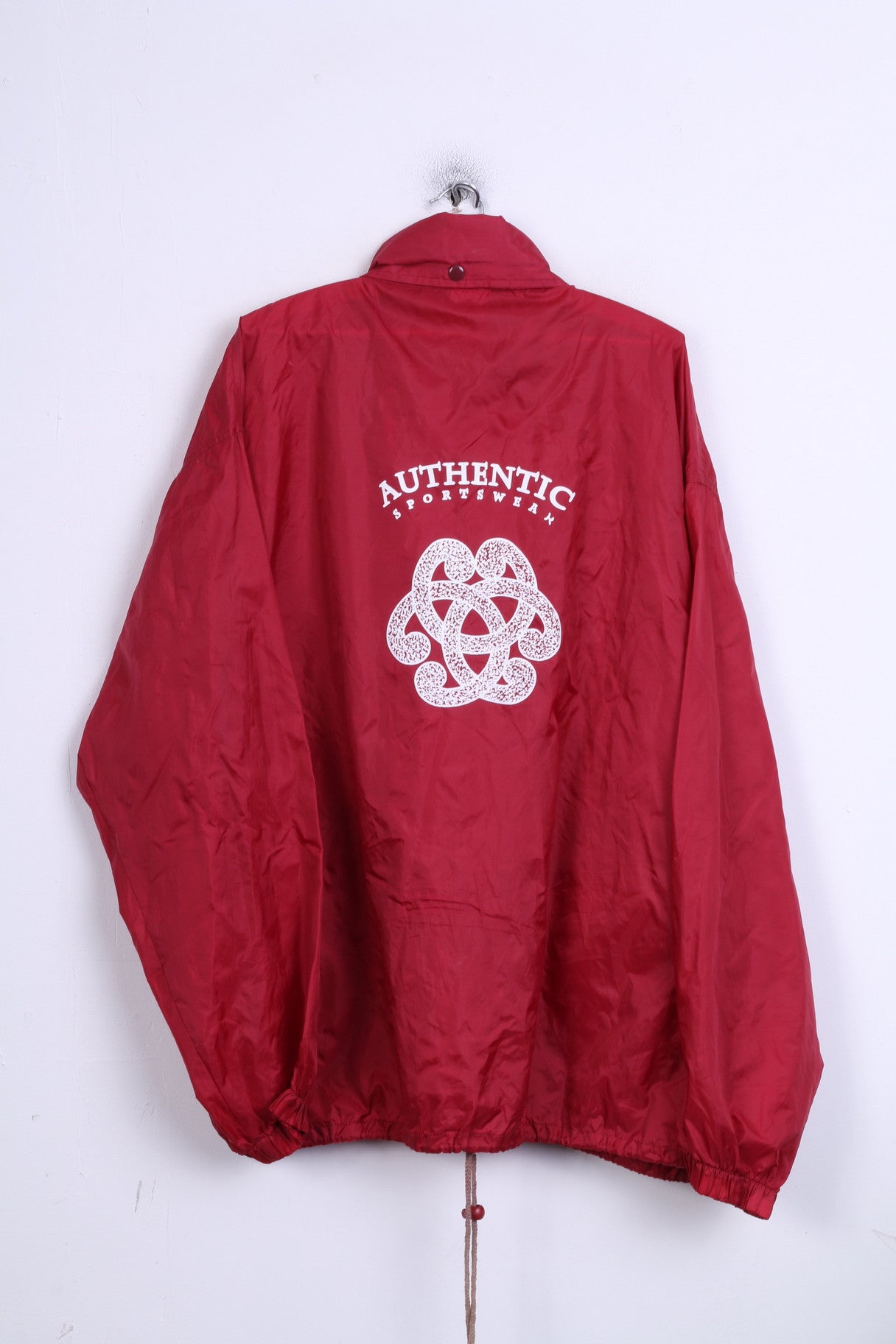 Veste XL pour hommes, Style authentique, capuche cachée rouge, vêtements de sport imperméables, fermoirs en Nylon