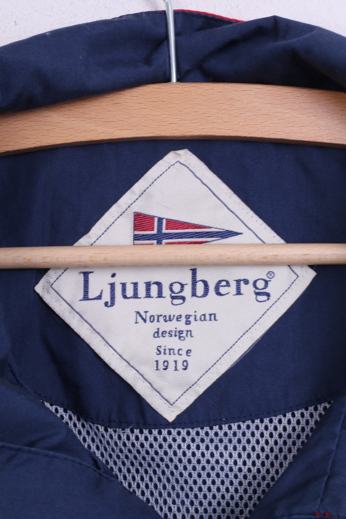 Ljungberg Veste de survêtement pour homme avec fermeture éclair complète et poches bleu marine