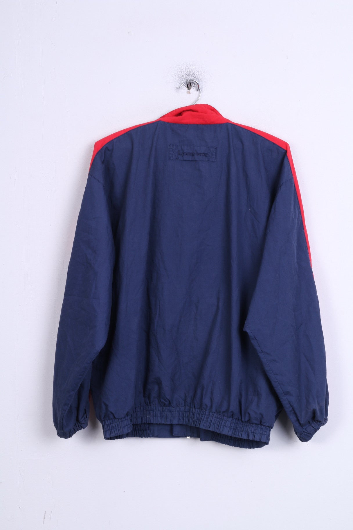 Ljungberg Veste de survêtement pour homme avec fermeture éclair complète et poches bleu marine