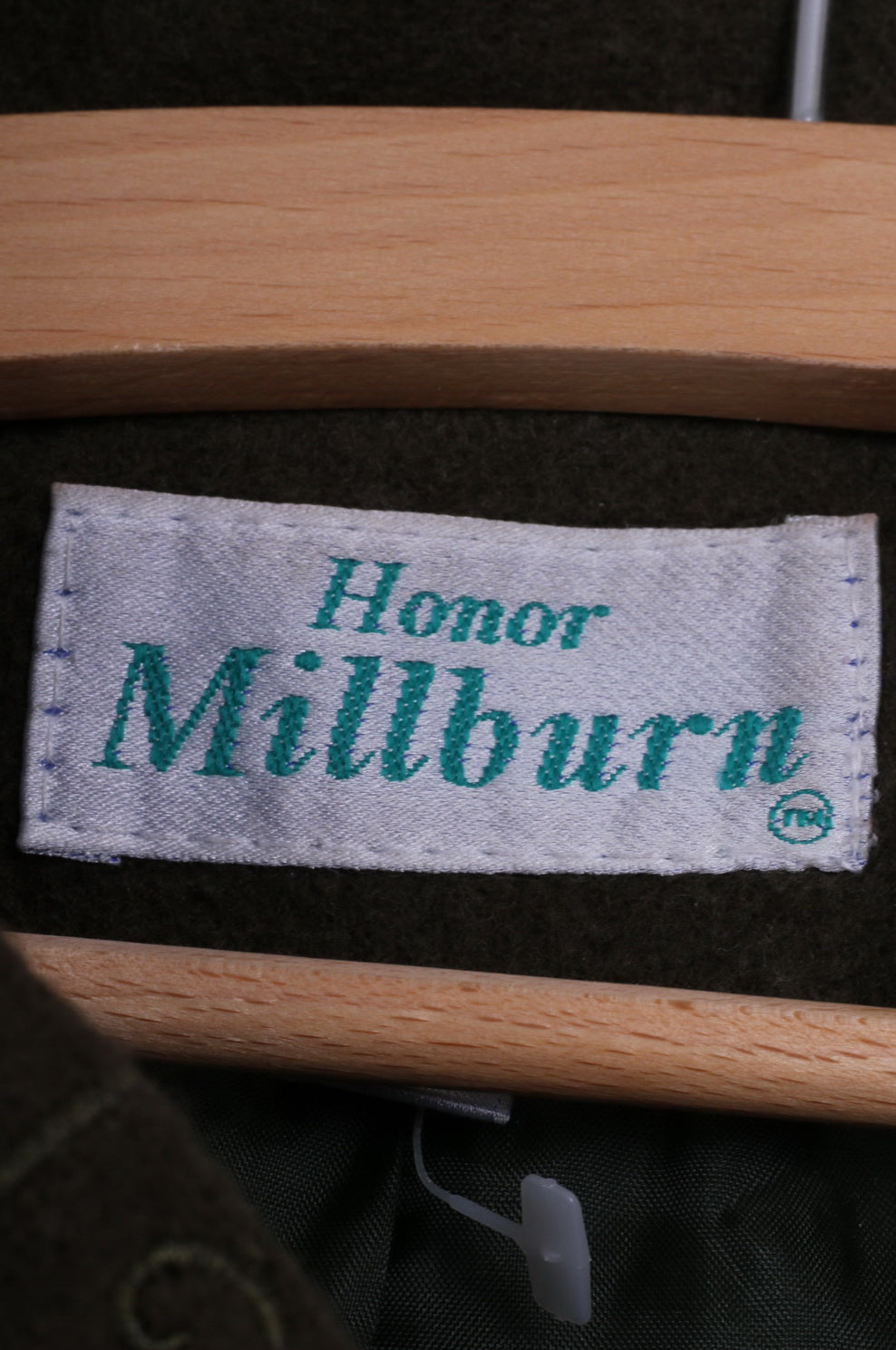 Honor Millburn Womens 20 XXL Jacket Single Breasted Dark Green Vintage