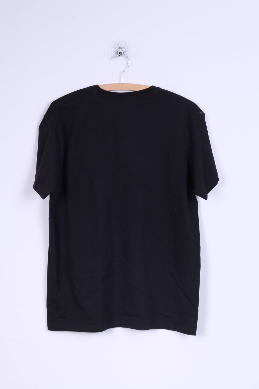 T-shirt Primark da uomo M in cotone nero con grafica in vinile Mashup estiva