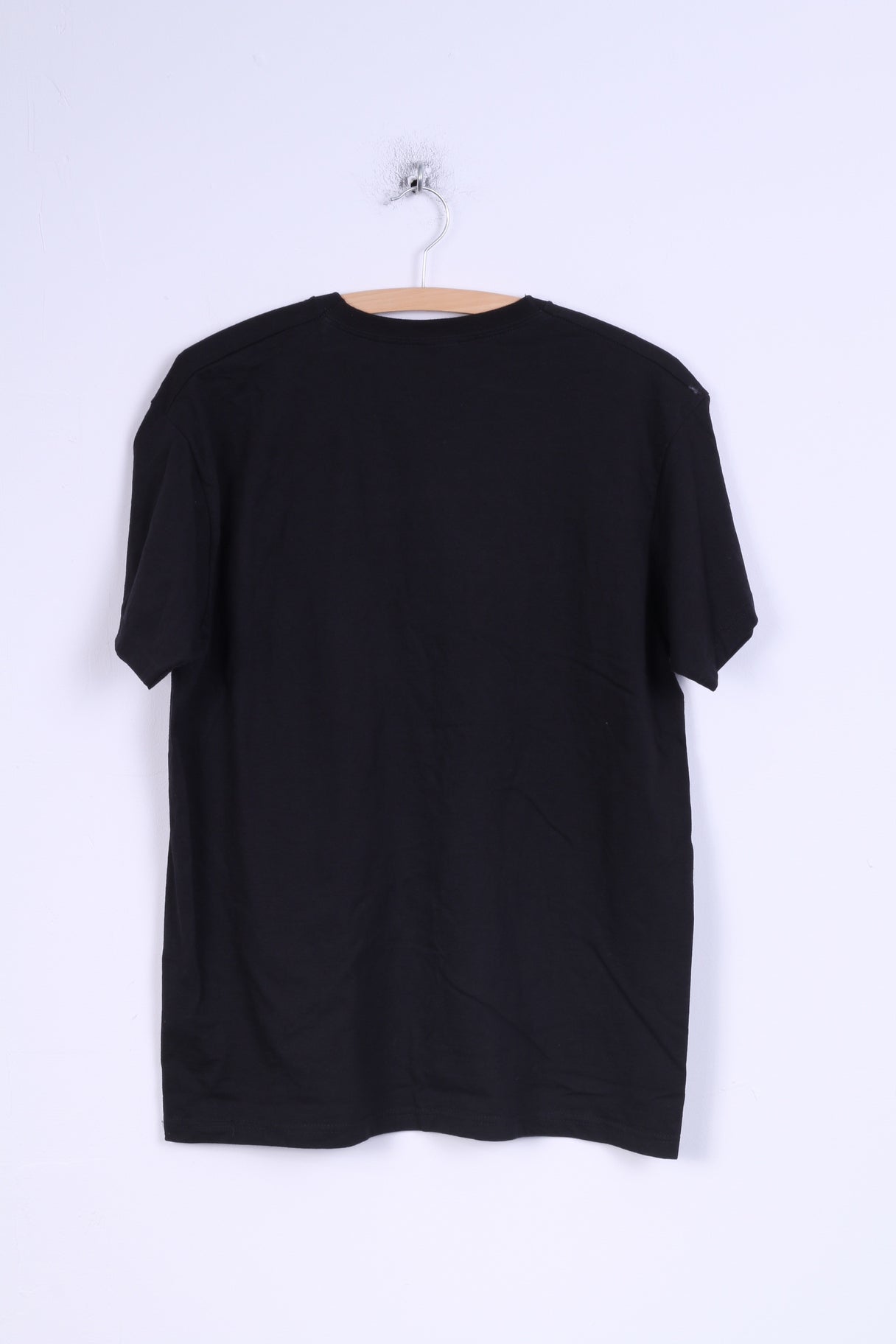 T-shirt Primark da uomo M in cotone nero con grafica in vinile Mashup estiva