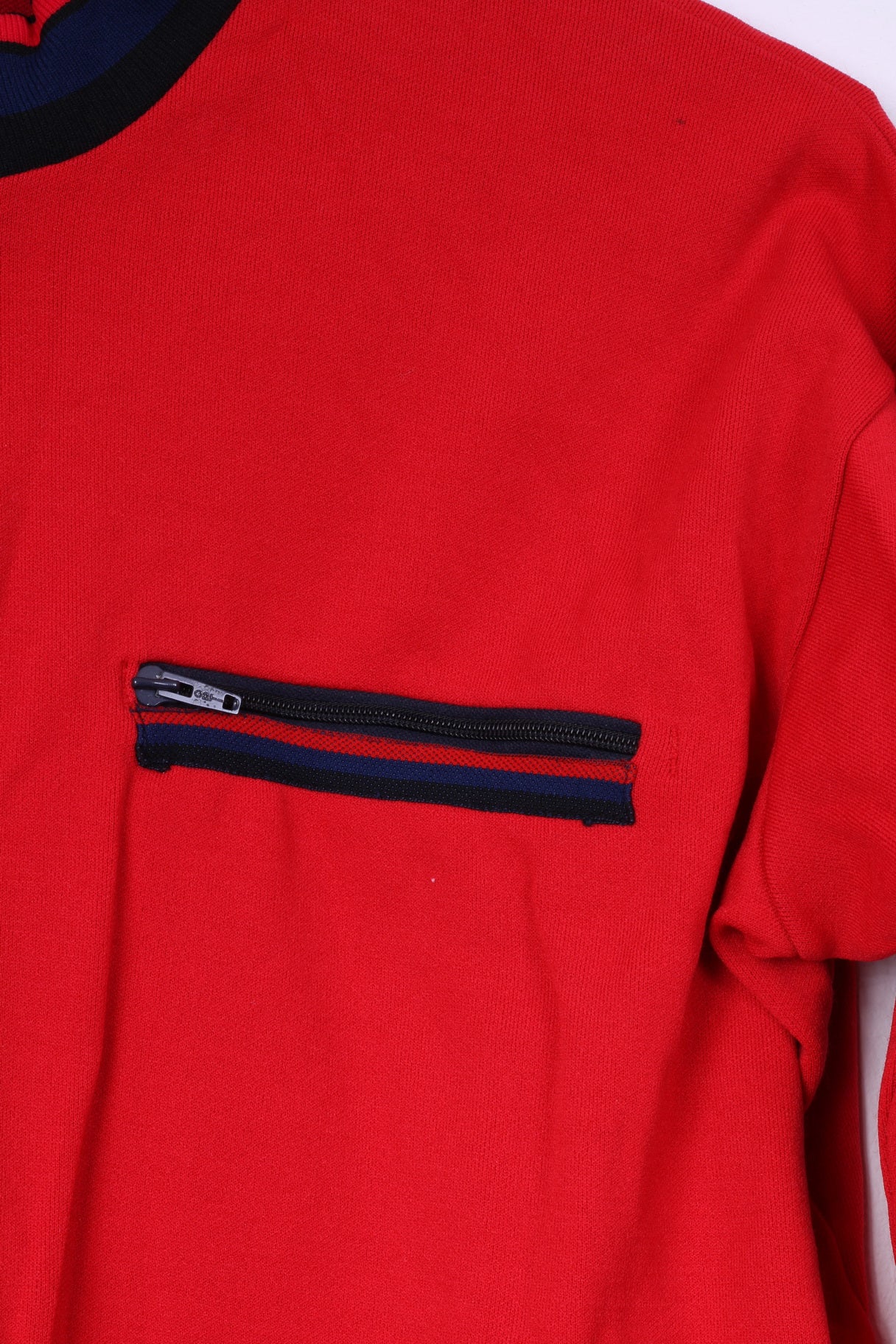 Sport Womens 44 XL Sweatshirt Jumper Red Full Zipper Sportswear